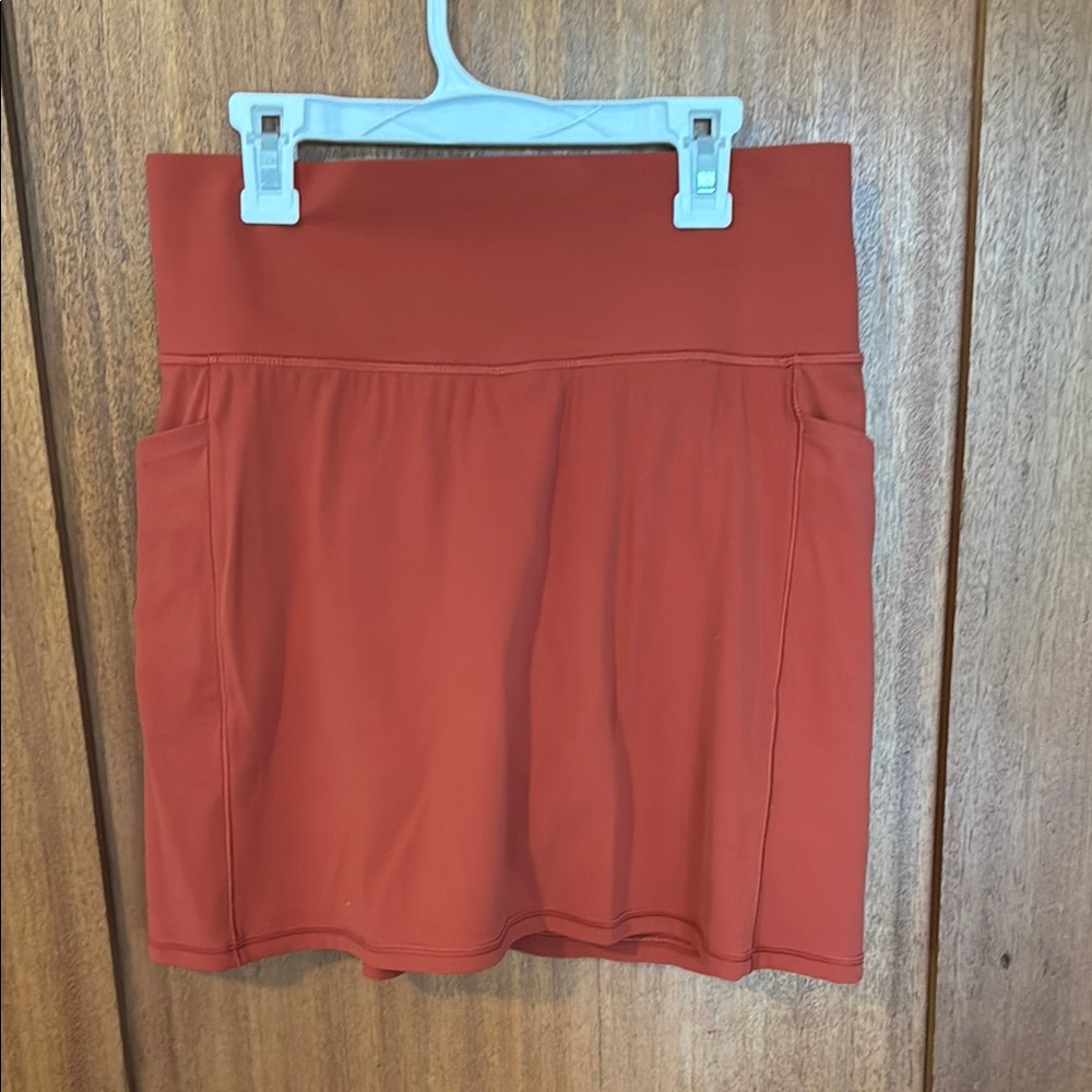 Athleta Salutation Stash Skort 16.5” RED Size S